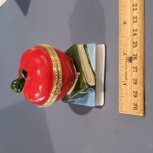 Vintage Apple & book box  Lillian Vernon